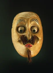 Komisch masker, Noh-theater